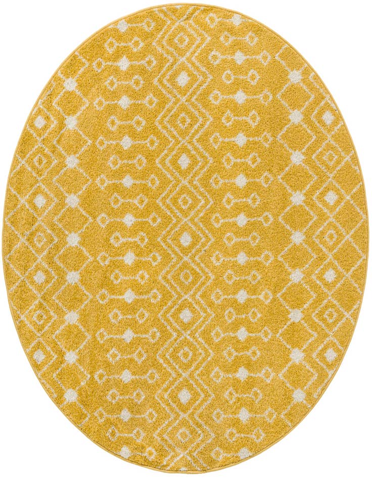 Detail image of 5' 3 x 5' 3 Moroccan Trellis Round Rug