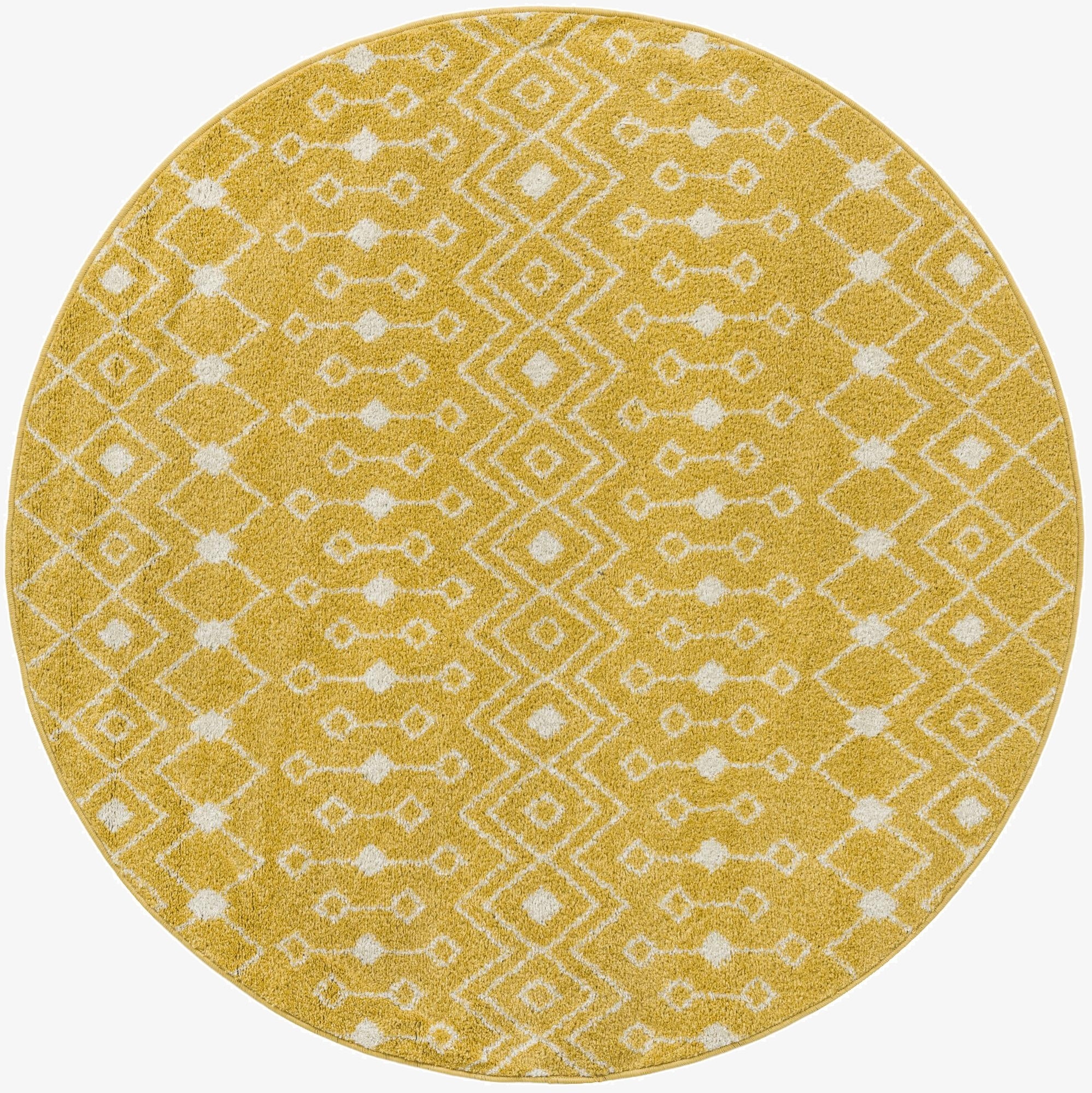 Primary image 5' 3 x 5' 3 Moroccan Trellis Round Rug