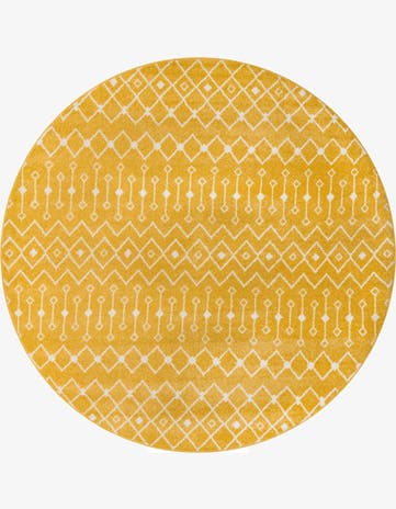 10' x 10' Moroccan Trellis Round Rug