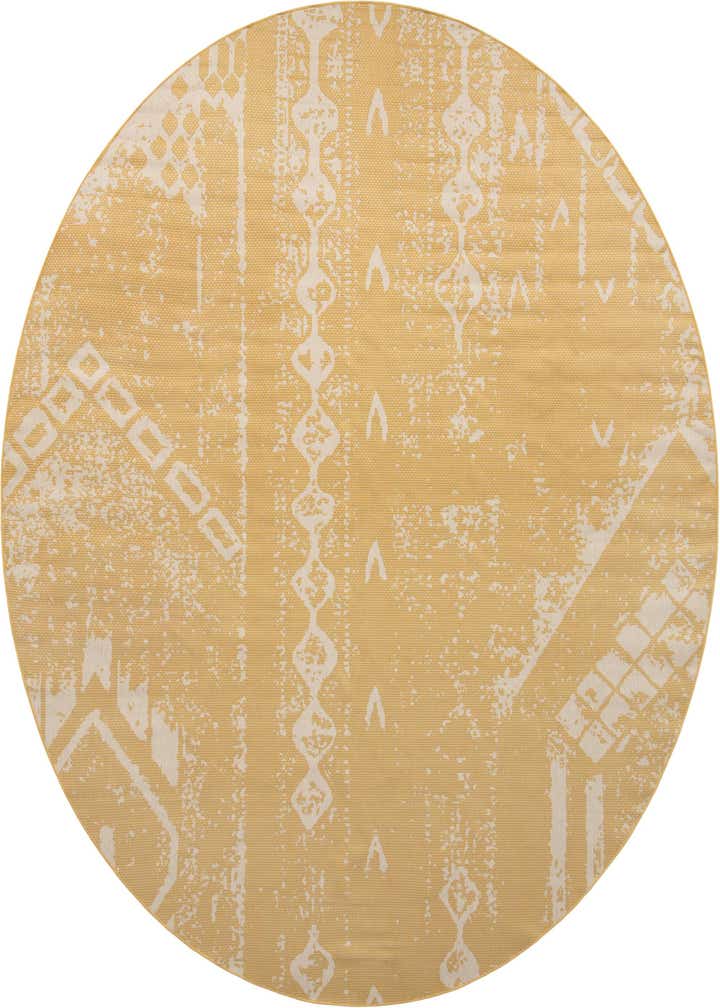 13' x 13' Easy-Clean Bohemian Indoor / Outdoor Round Rug
