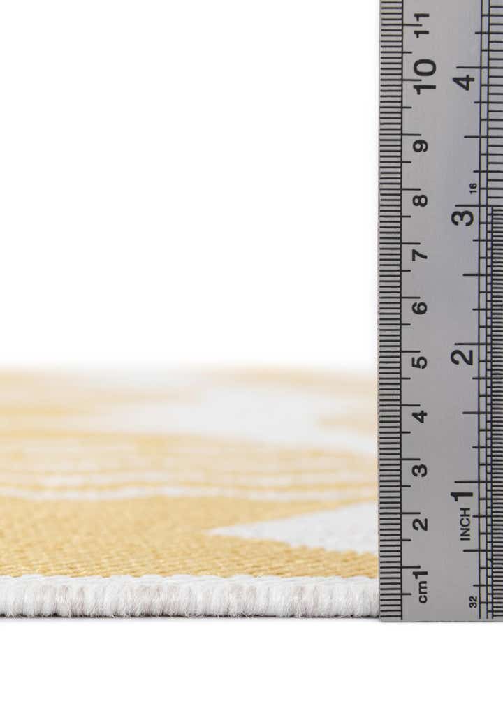 10' x 10' Easy-Clean Coastal Indoor / Outdoor Round Rug