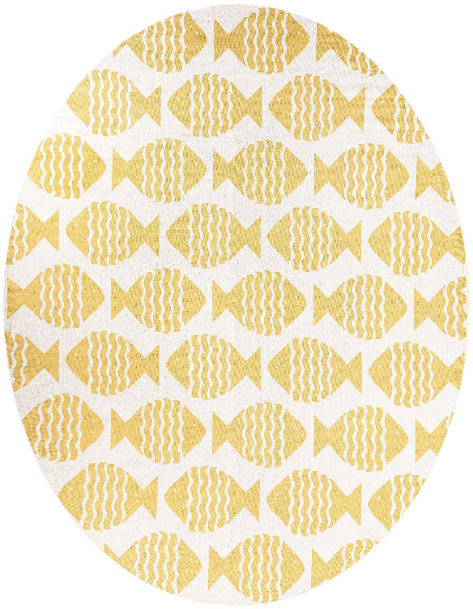 Primary image 13' x 13'  Washable Coastal Indoor / Outdoor Round Rug