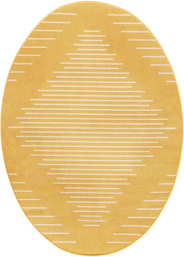 6' x 6' Easy-Clean Modern Indoor / Outdoor Round Rug
