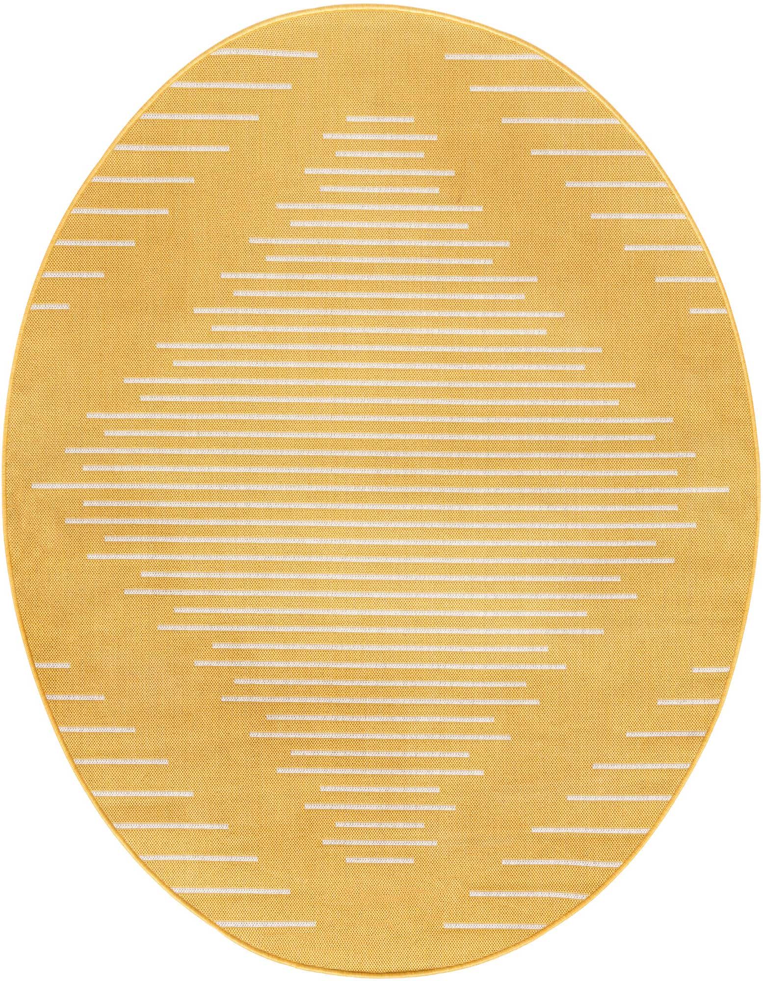 6' x 6' Easy-Clean Modern Indoor / Outdoor Round Rug