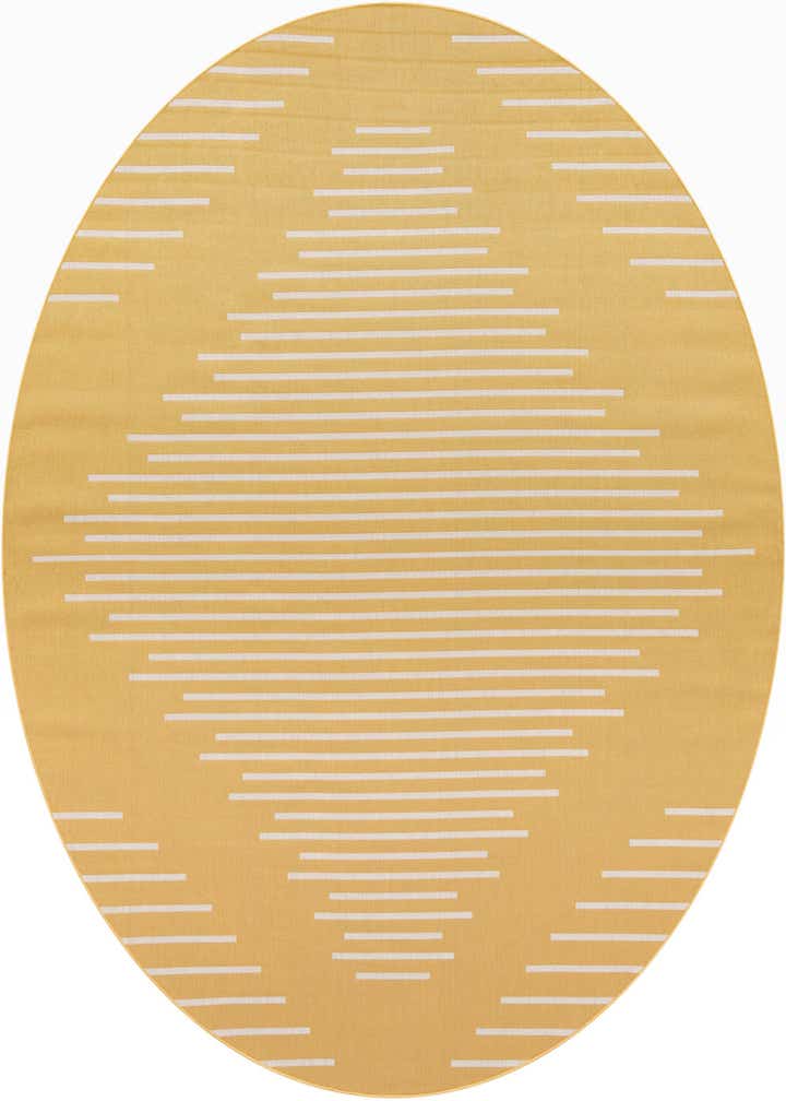 10' 8 x 10' 8 Easy-Clean Modern Indoor / Outdoor Round Rug