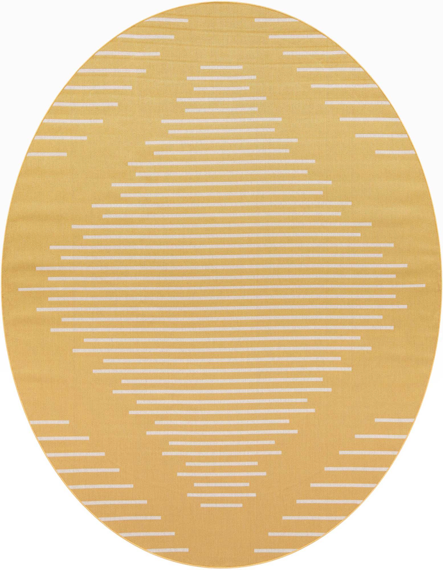 10' 8 x 10' 8 Easy-Clean Modern Indoor / Outdoor Round Rug