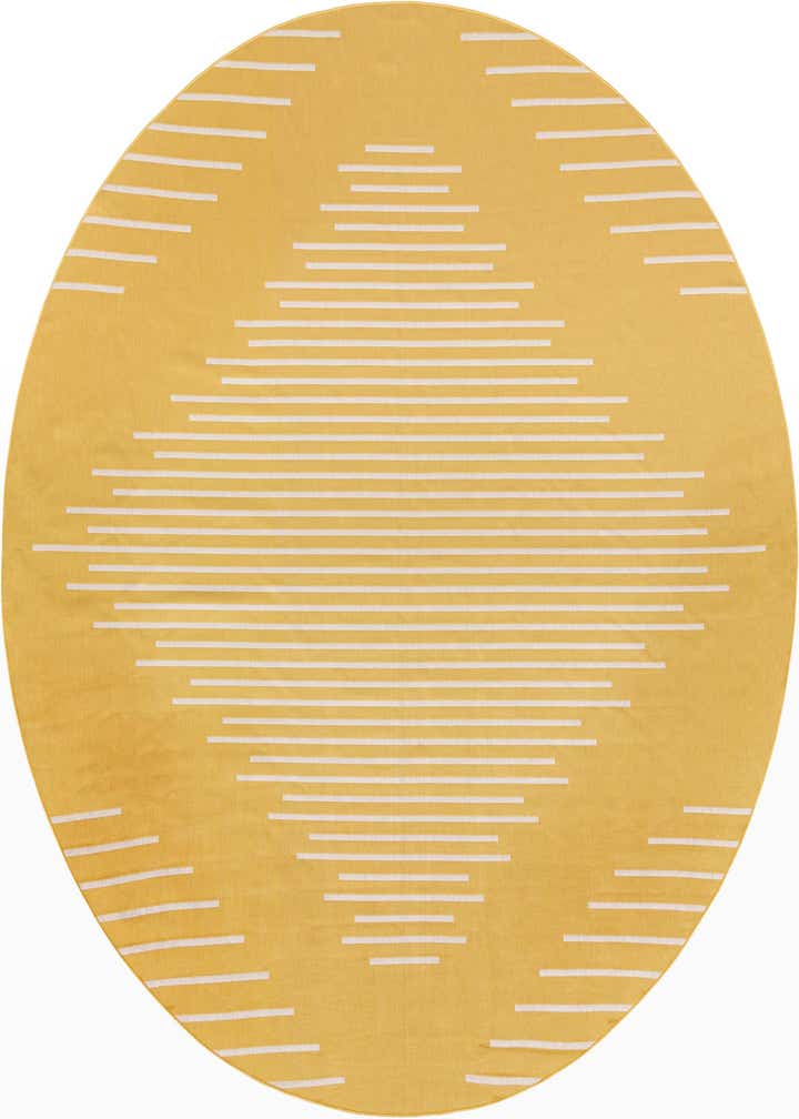 13' x 13' Easy-Clean Modern Indoor / Outdoor Round Rug
