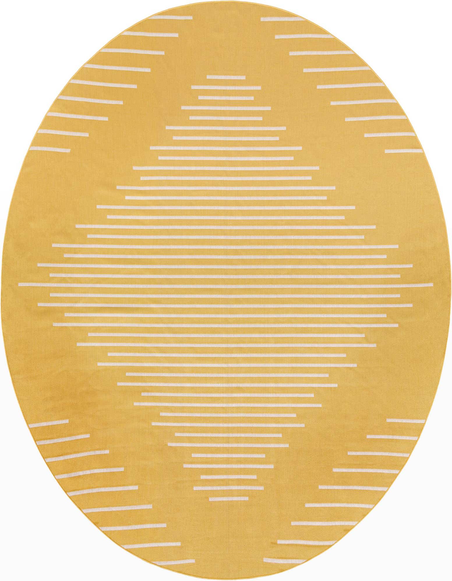 13' x 13' Easy-Clean Modern Indoor / Outdoor Round Rug
