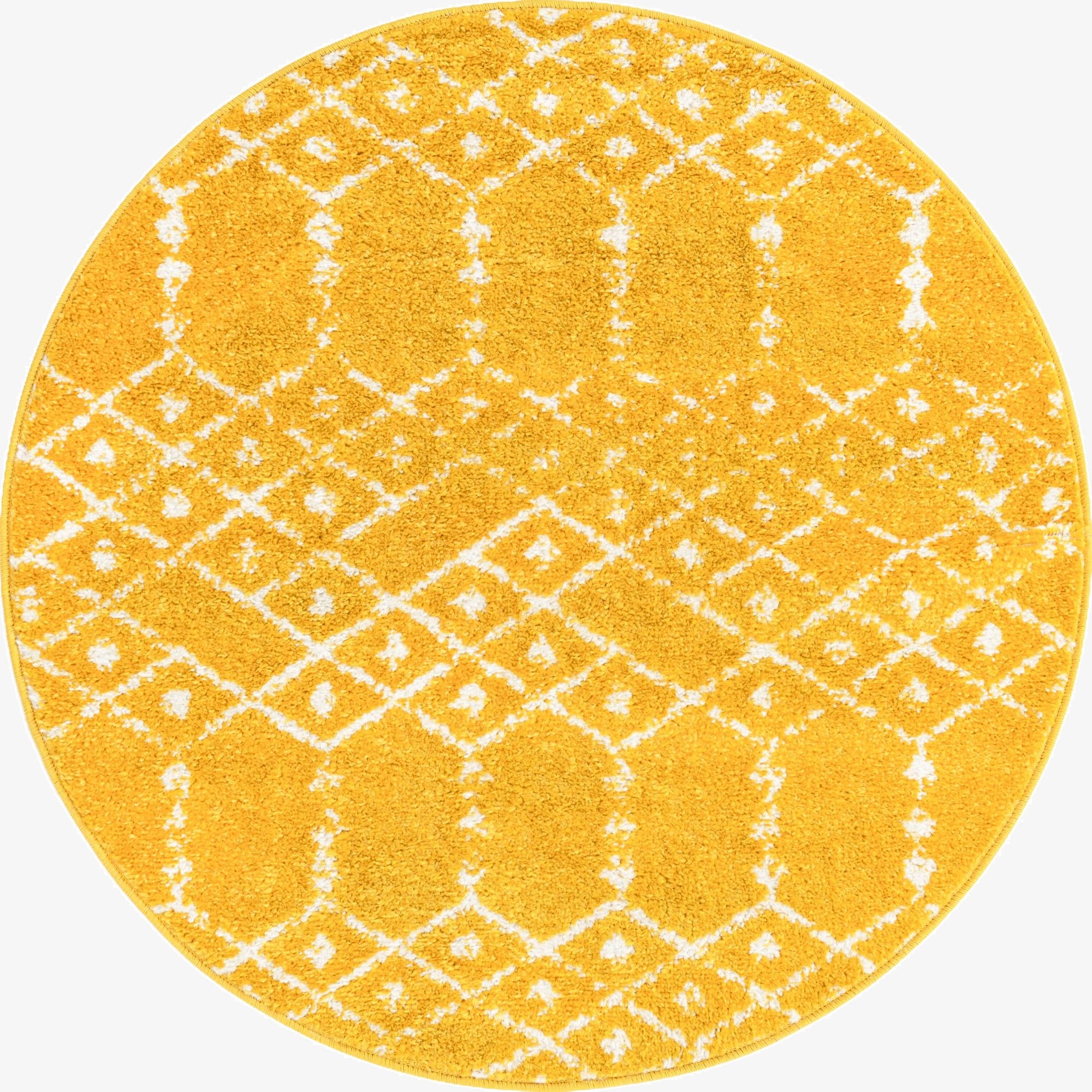 3' x 3' Paxon Trellis Round Rug