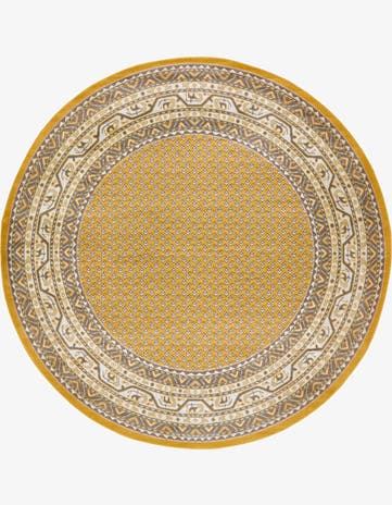 Yellow SoHo Round Rug