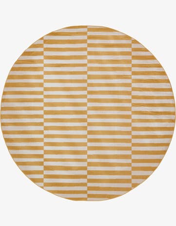 Yellow SoHo Round Rug
