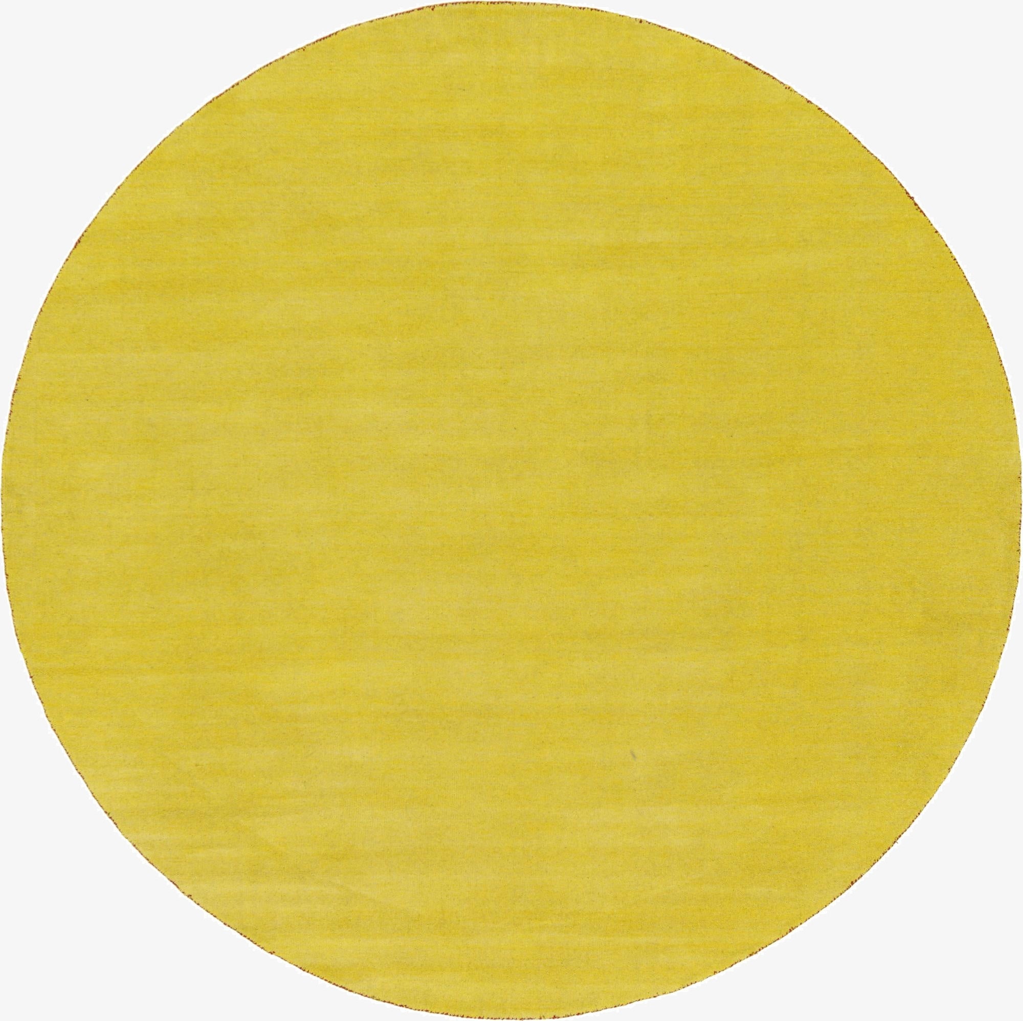 300cm x 300cm  Hand Knotted Solid Gabbeh Wool Round Rug