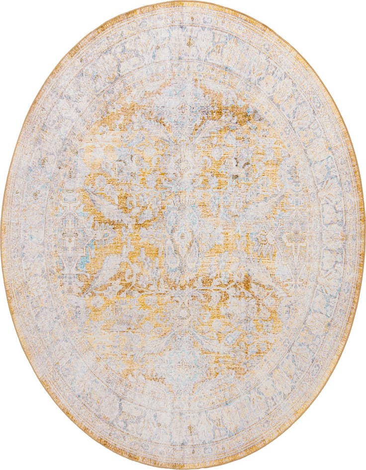Detail image of 7' 7 x 7' 7 Washable Timeless Round Rug