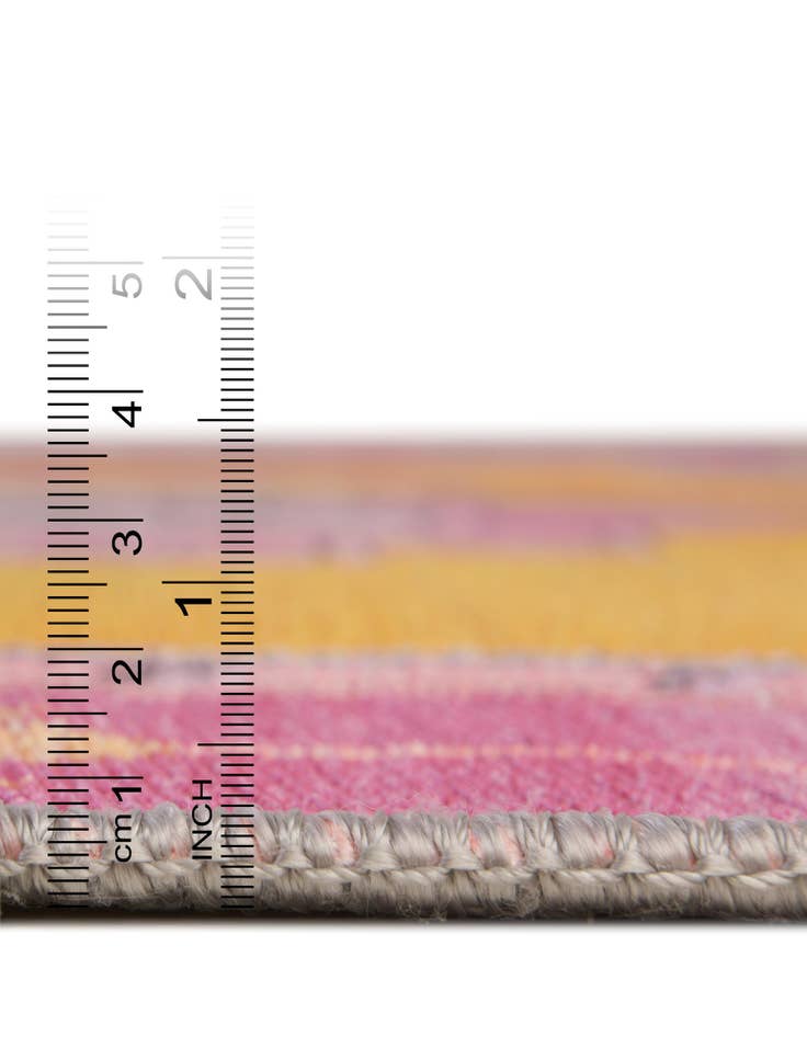 Detail image of 5' x 5' Washable Timeless Round Rug