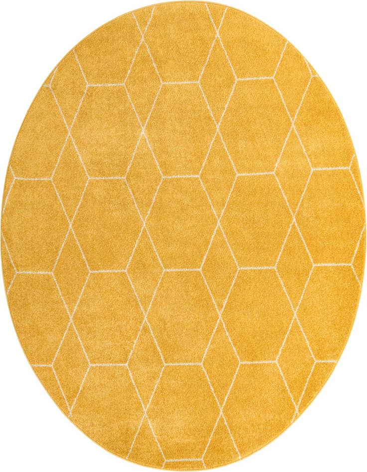 Detail image of 7' 10 x 7' 10 Trellis Frieze Round Rug