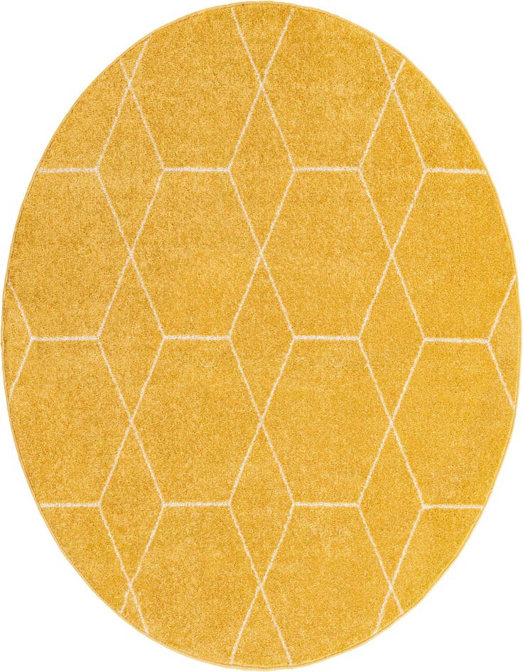 Detail image of 6' x 6' Trellis Frieze Round Rug