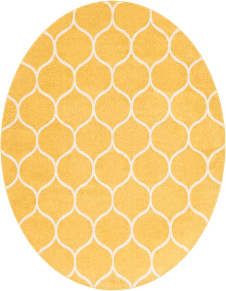 Detail image of 6' x 6' Trellis Frieze Round Rug