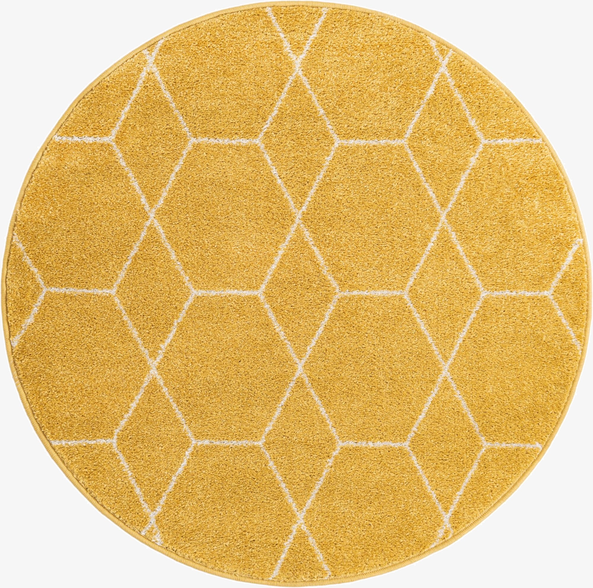 Primary image 4' x 4' Trellis Frieze Round Rug