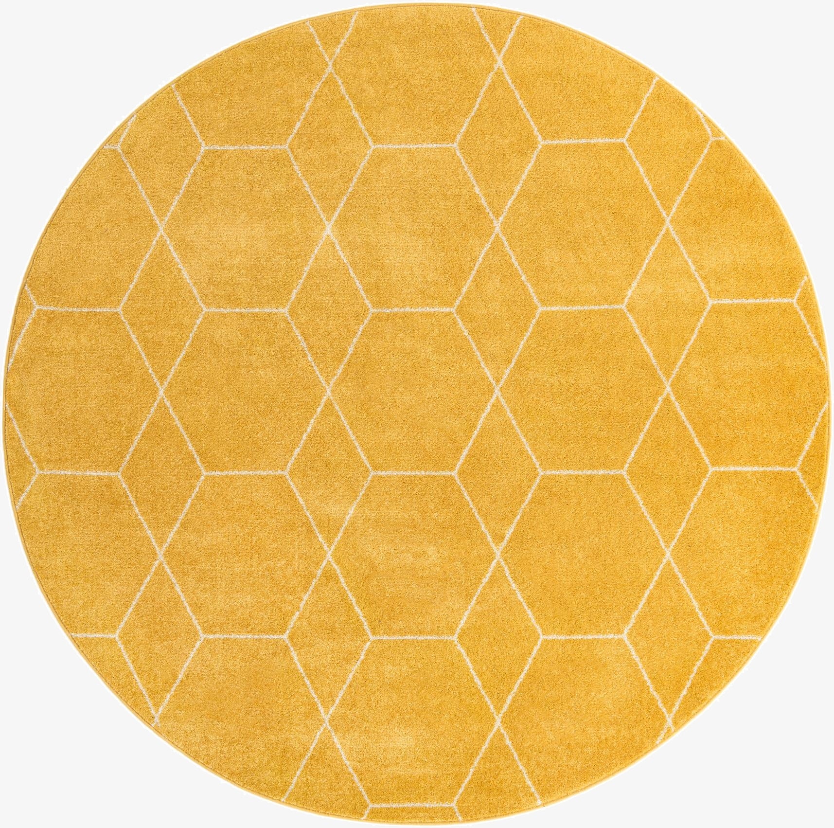 Primary image 5' 3 x 5' 3 Trellis Frieze Round Rug