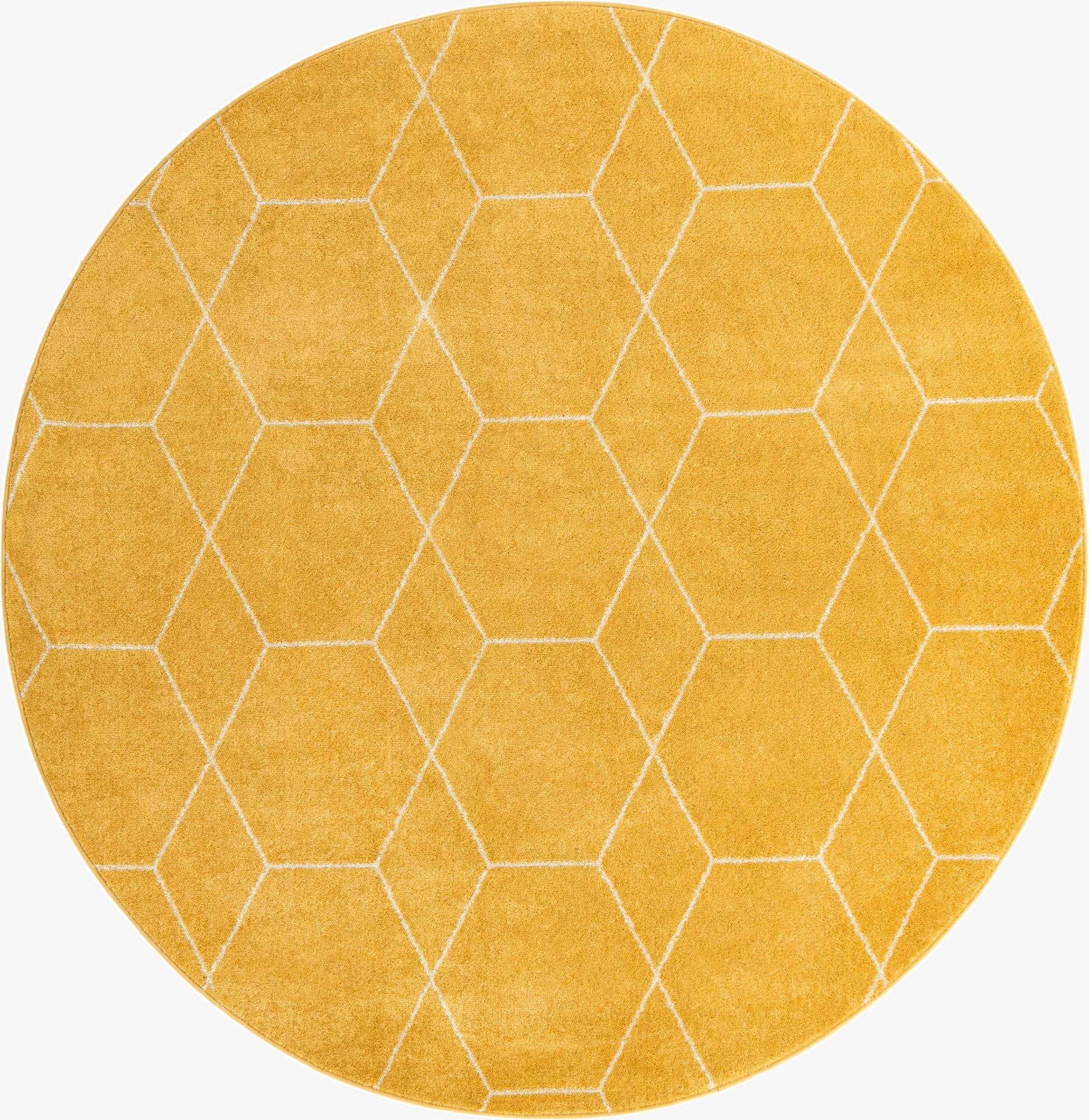 7' 10 x 7' 10 Trellis Frieze Round Rug