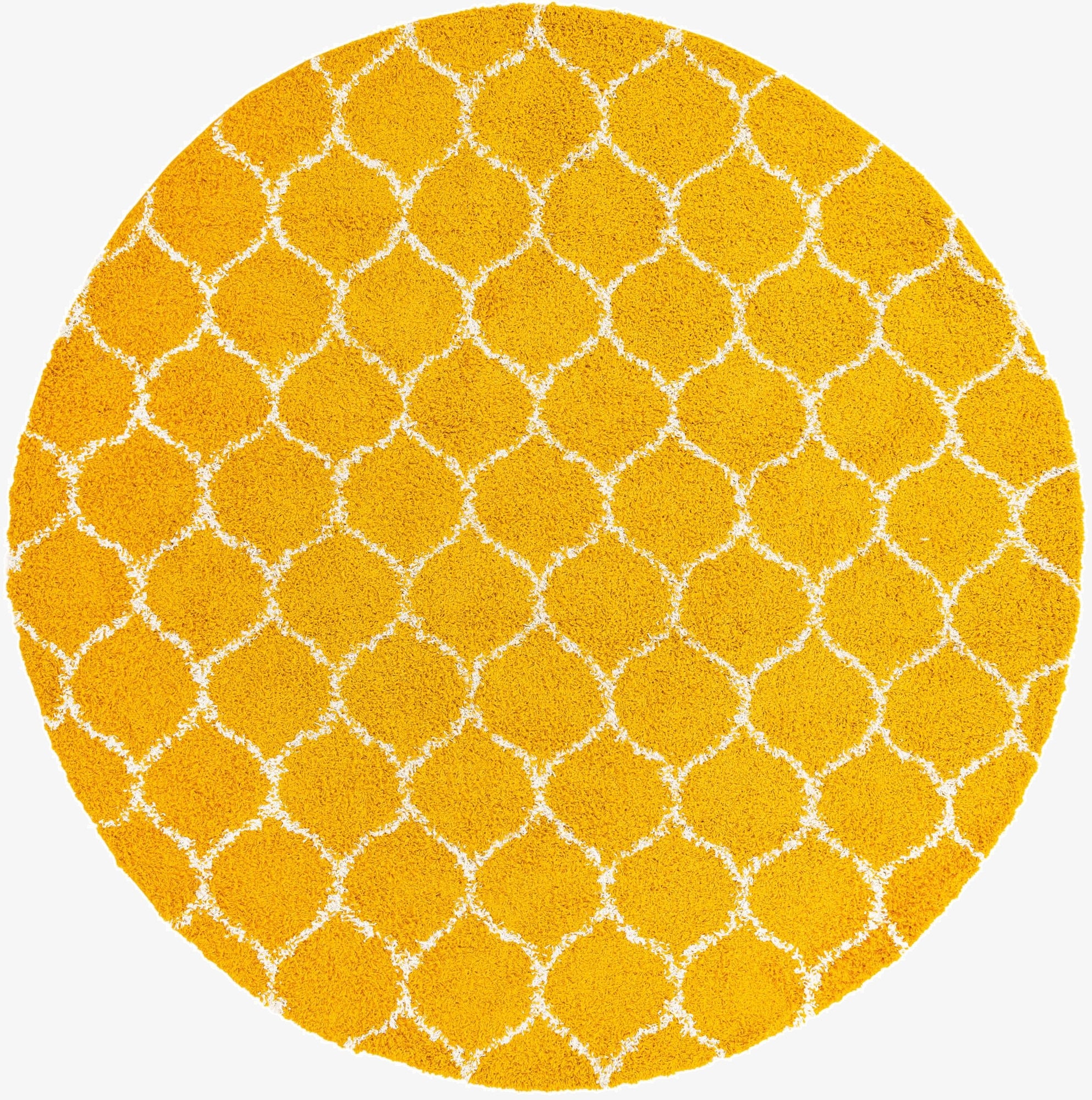 10' x 10' Trellis Shag Round Rug
