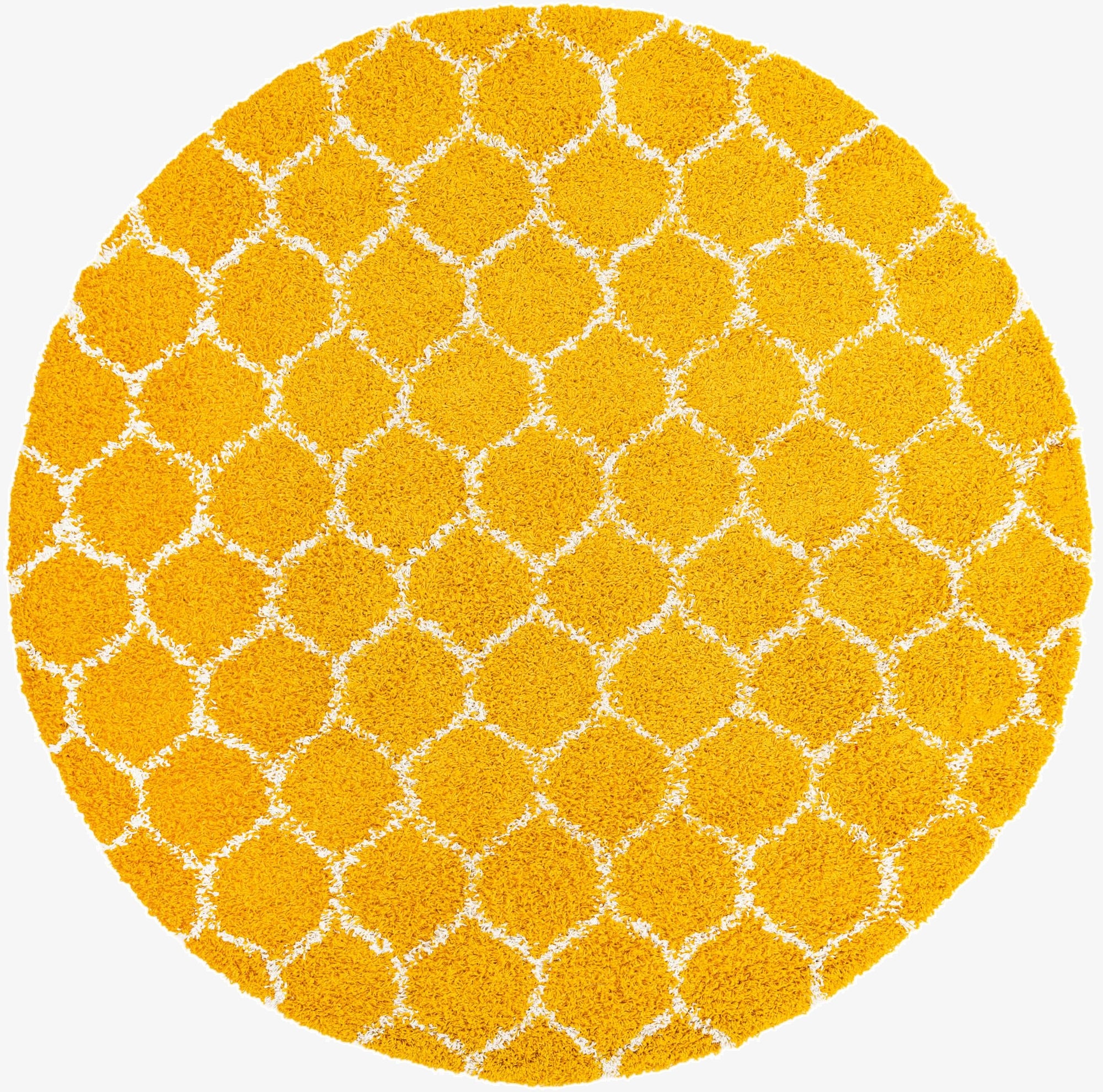 Primary image 7' 10 x 7' 10 Trellis Shag Round Rug