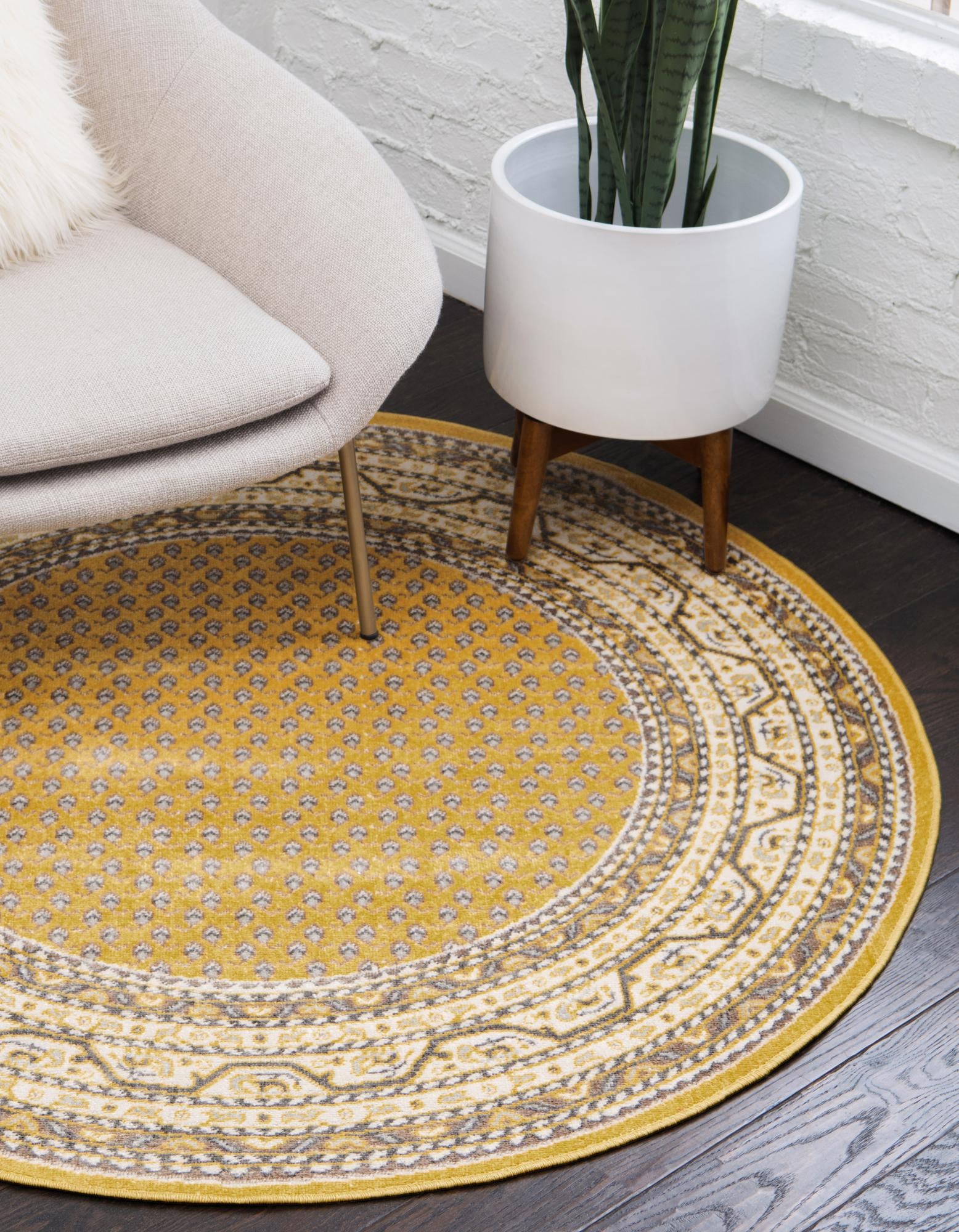 5' 3 x 5' 3 Tribeca Round Rug