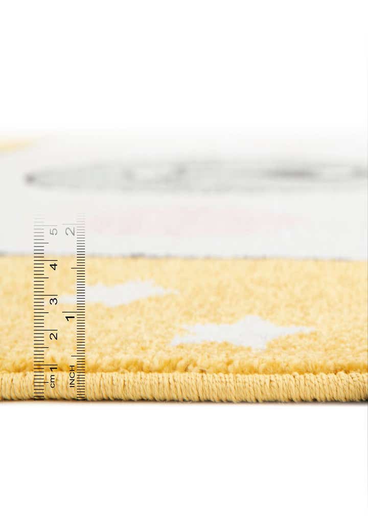 3' 3 x 3' 3 Bear Whimsy Kids Round Rug