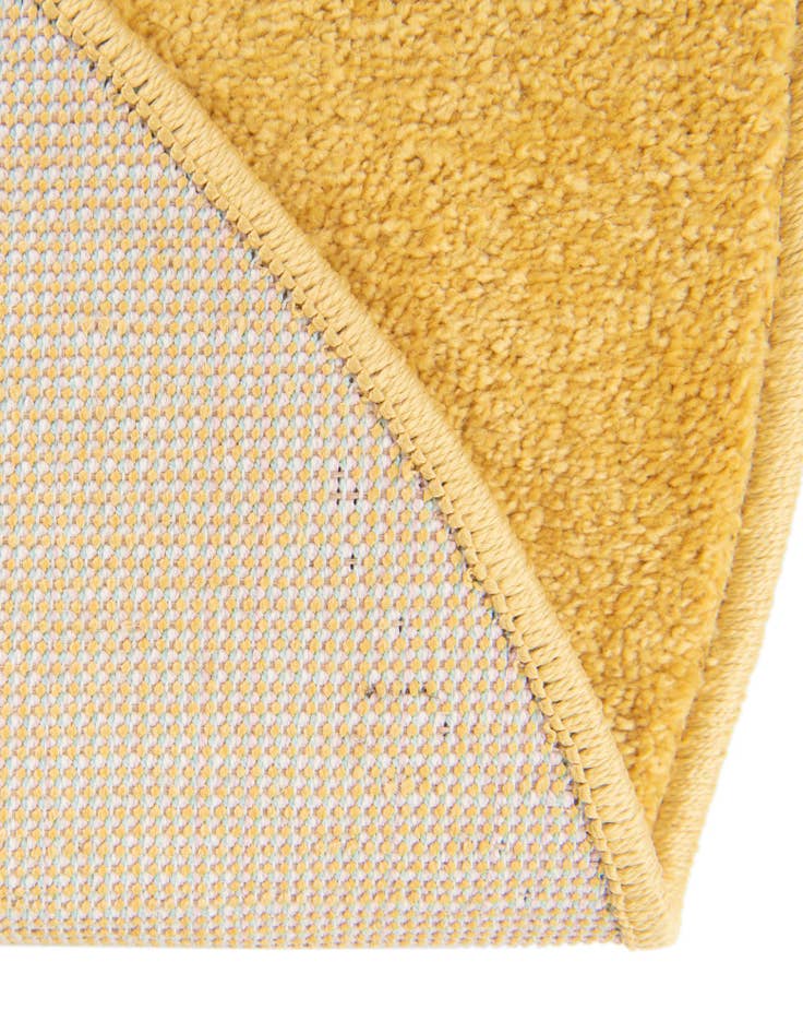 Detail image of 7' 10 x 7' 10 Smiley Face Whimsy Kids Round Rug