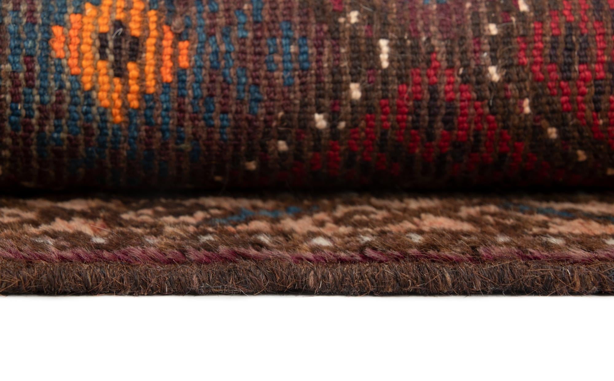 3' 8 x 9' 3 Balouch Wool Runner Rug