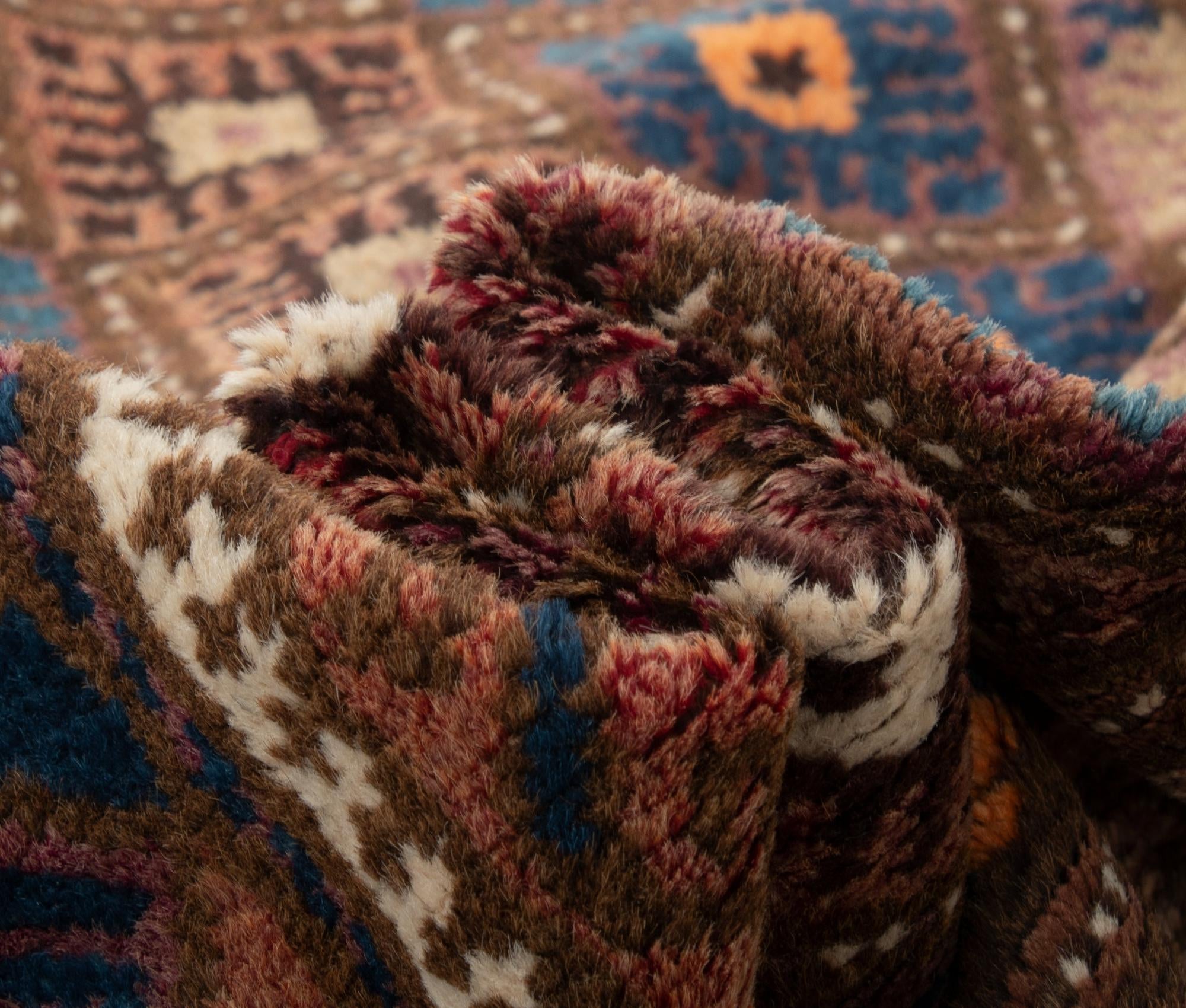 3' 8 x 9' 3 Balouch Wool Runner Rug