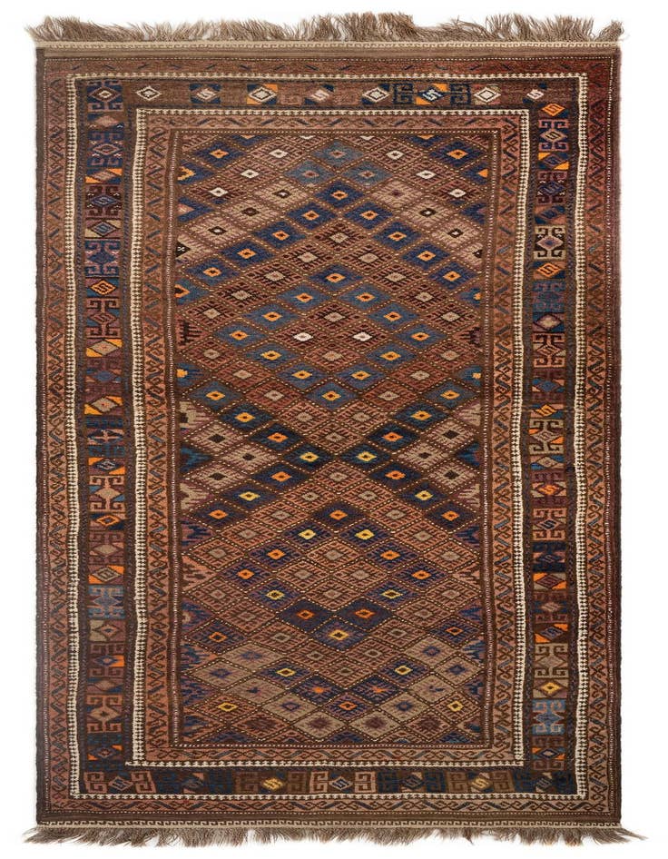 Detail image of 3' 8 x 9' 3 Balouch Wool Runner Rug