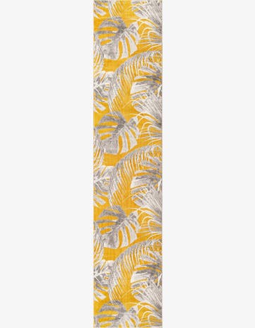 Yellow Blossom Runner Rug