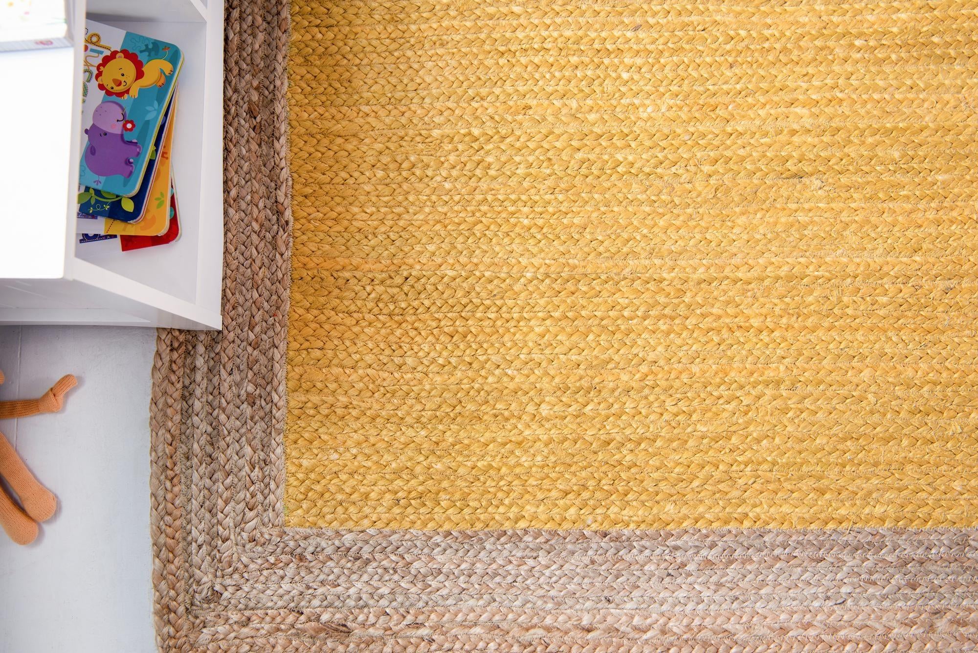 2' 7 x 6' 1 Handmade Braided Jute Runner Rug