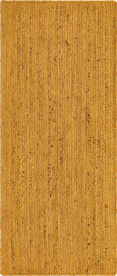 Detail image of 2' 6 x 6' 1 Handmade Braided Jute Runner Rug