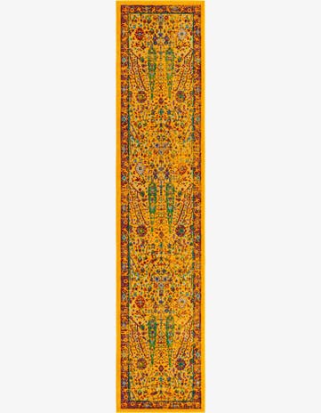 Yellow Calypso Runner Rug