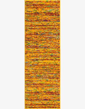 Yellow Calypso Runner Rug