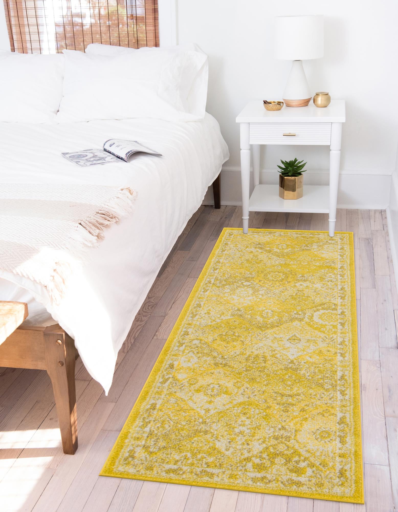 Yellow Carrington Runner Rug