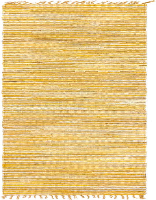 Detail image of 2' 7 x 9' 10 Hand Woven Chindi Cotton Runner Rug
