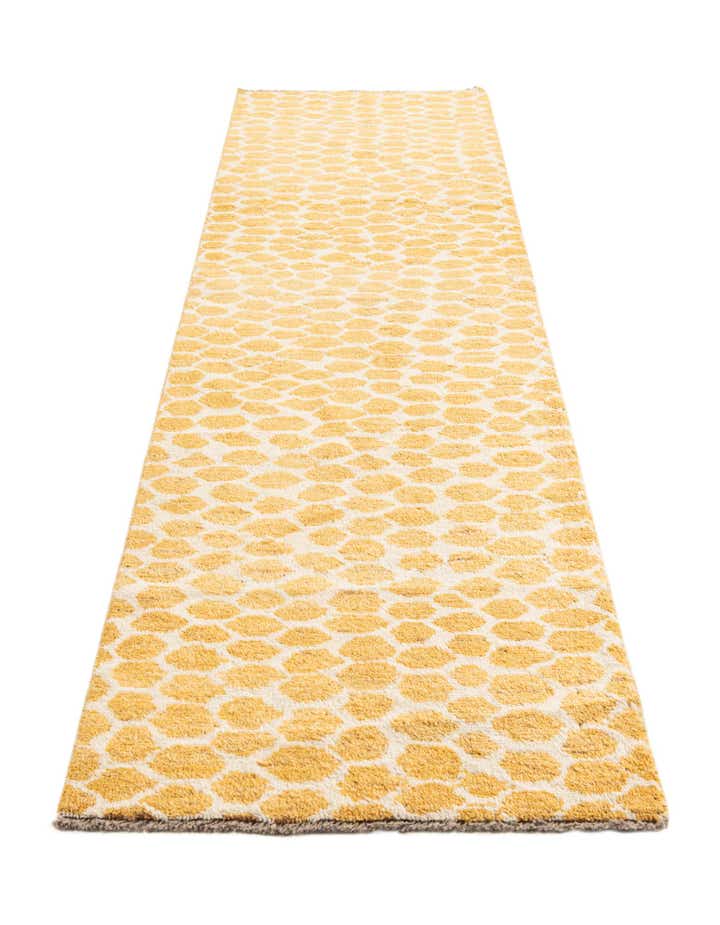 2' 10 x 10' Hand Knotted Darya Wool Runner Rug