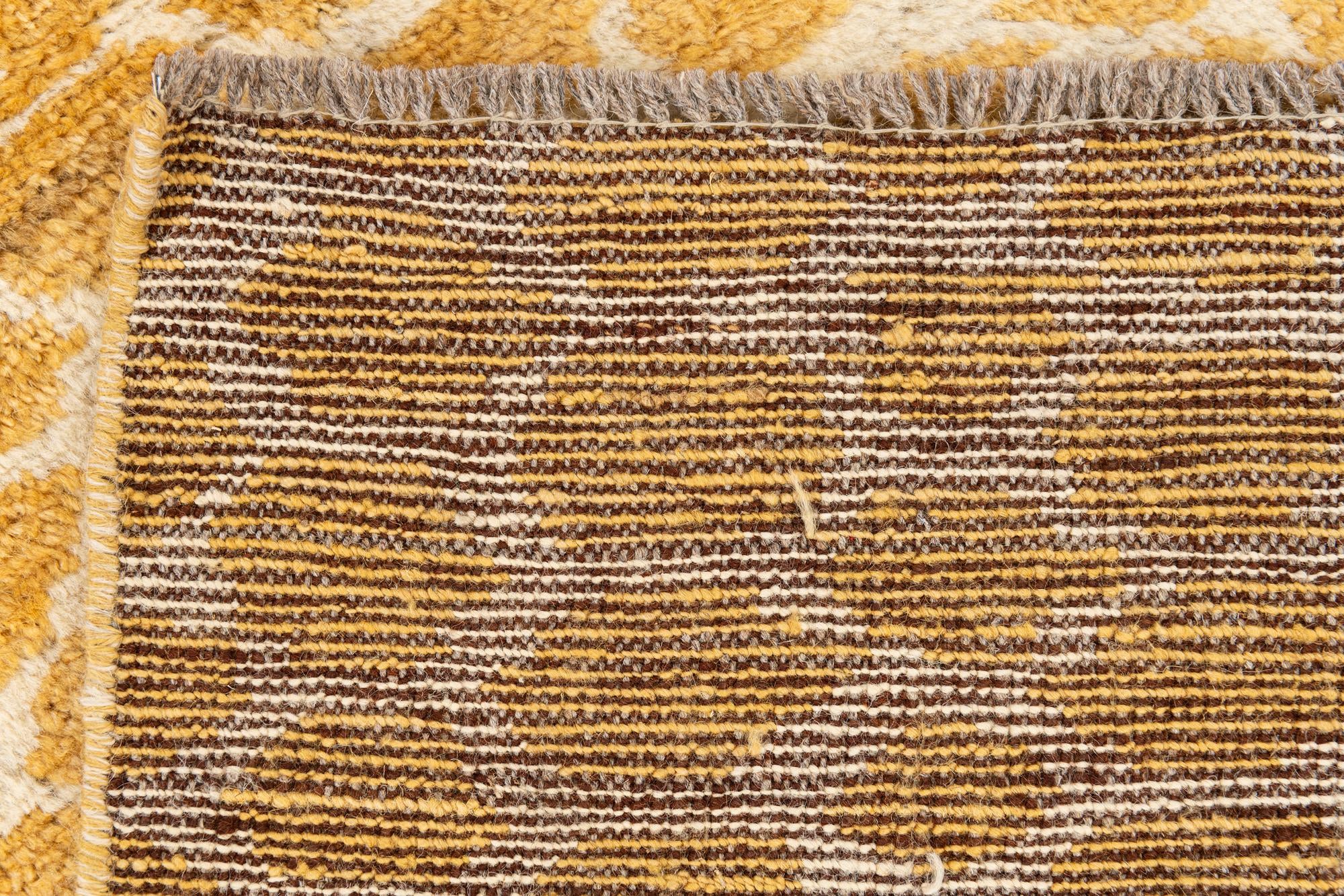 2' 10 x 10' Hand Knotted Darya Wool Runner Rug
