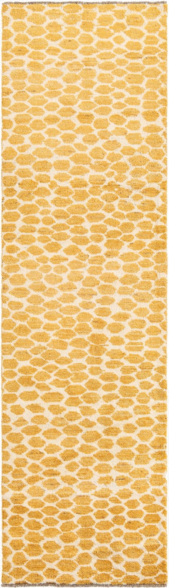 2' 10 x 10'  Hand Knotted Darya Wool Runner Rug