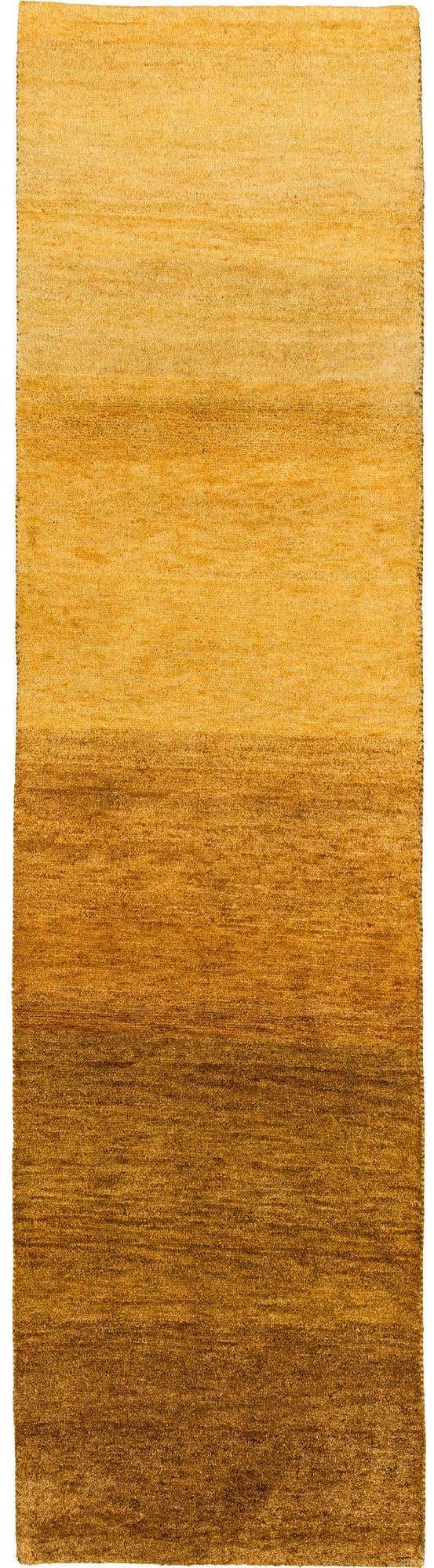 2' 8 x 9' 9 Hand Knotted Gabbeh Wool Runner Rug