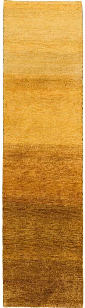 2' 8 x 9' 9 Hand Knotted Gabbeh Wool Runner Rug