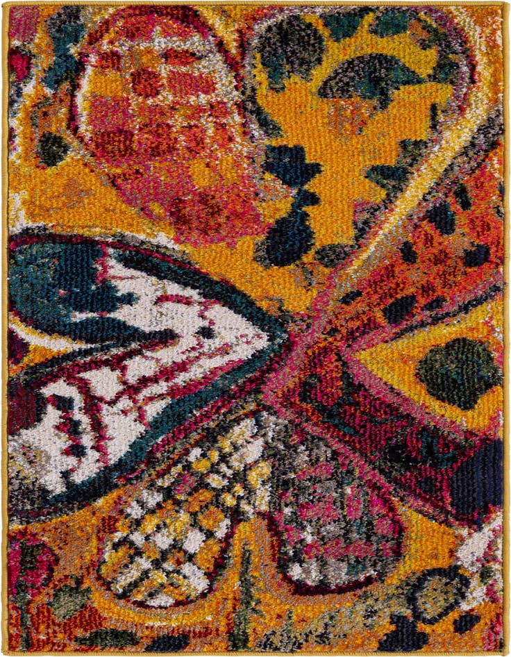 Detail image of 2' x 4' Washable Haerfest Runner Rug