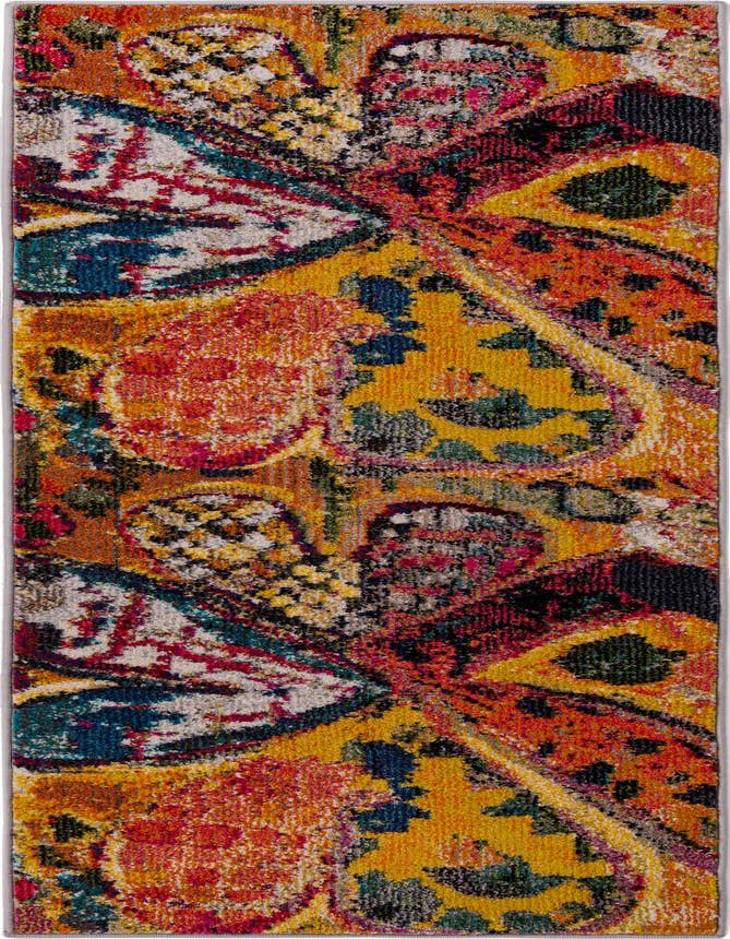 Detail image of 2' x 6' Washable Haerfest Runner Rug