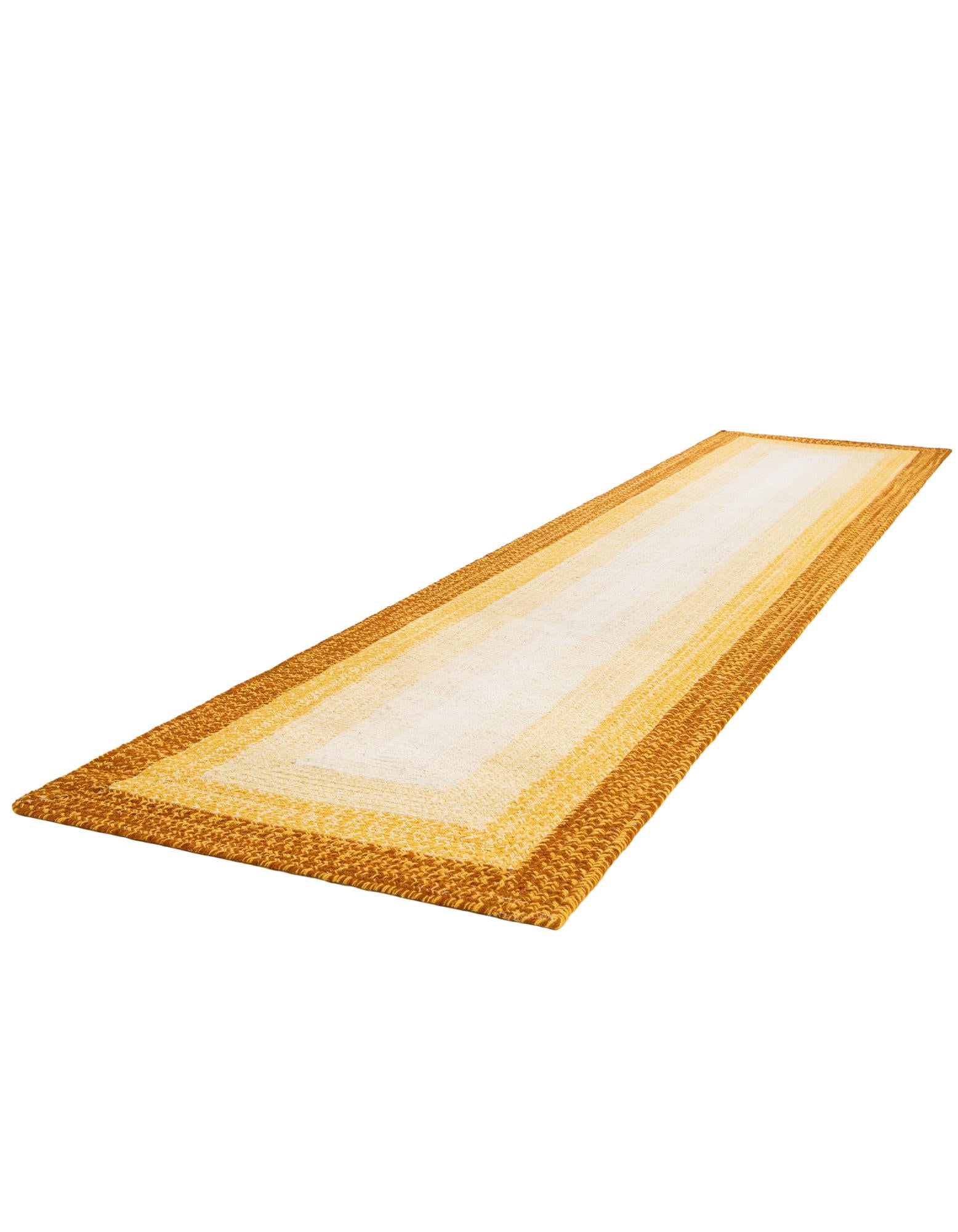 2' 7 x 12' Hand Braided Wool Runner Rug