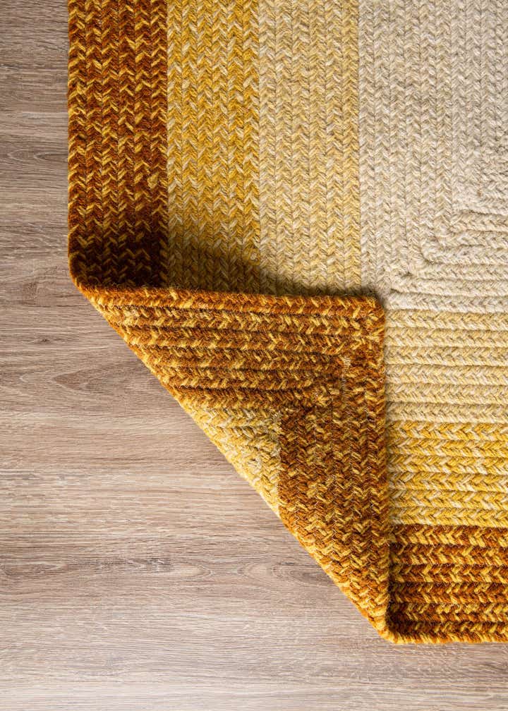 2' 7 x 12' Hand Braided Wool Runner Rug
