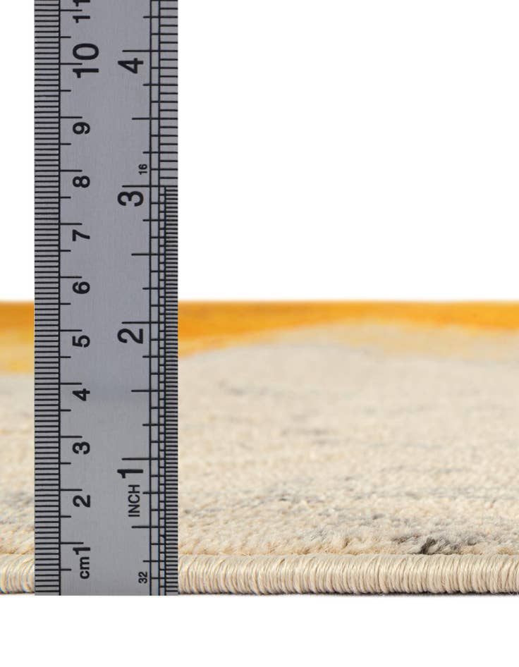 Detail image of 2' 2 x 6' 9 Washable Hyacinth Runner Rug