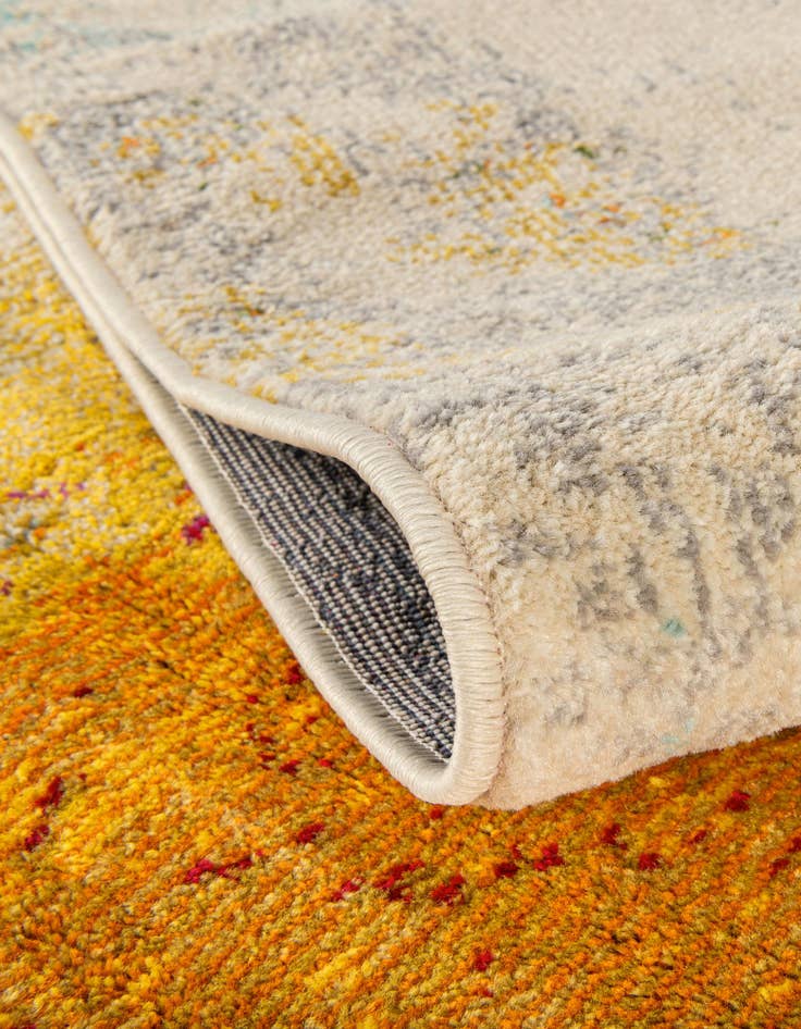 Detail image of 2' 2 x 6' 9 Washable Hyacinth Runner Rug